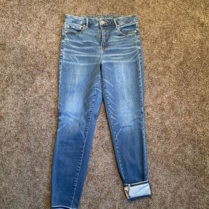 American Eagle “the lu(x)e jean”  US 10 Length: 38”
